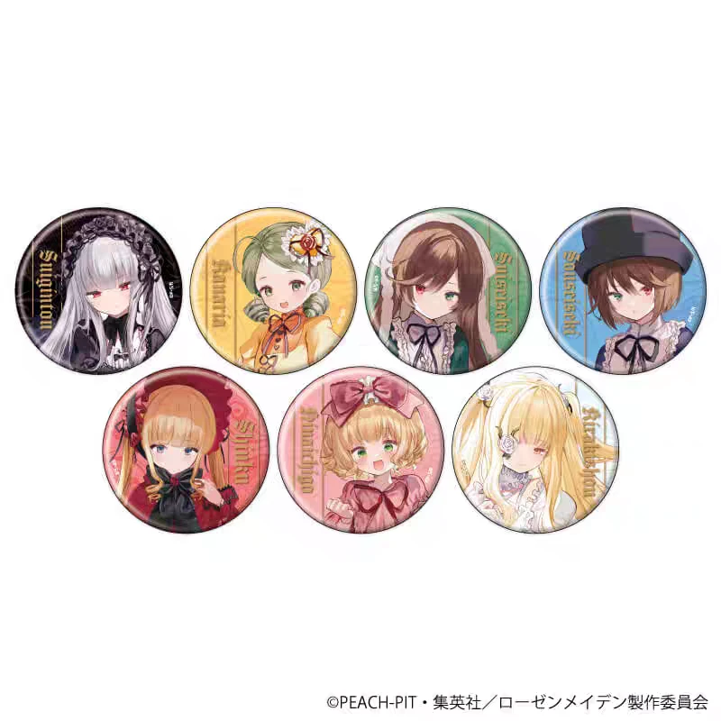 蔷薇少女 youka联动 插画吧唧徽章 1包