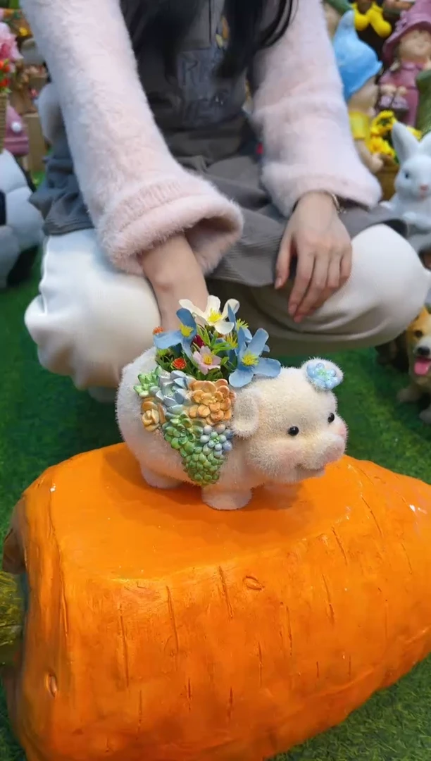 【闪购商品】小猪多肉花盆