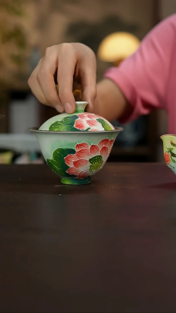 杯景德镇陶瓷杯碗柴烧多人瑕疵