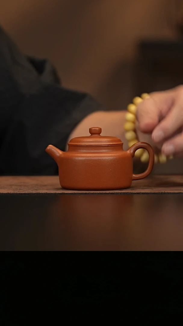 允禾斋  紫砂壶  德钟  老红泥
