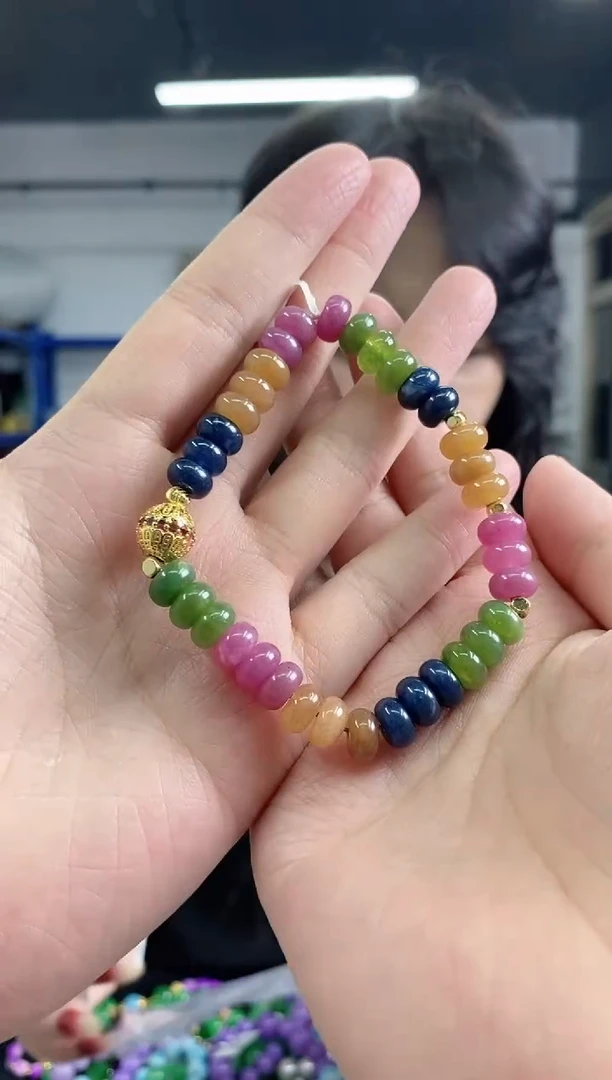手串未镶嵌碧玺多样性发其一颜色微差