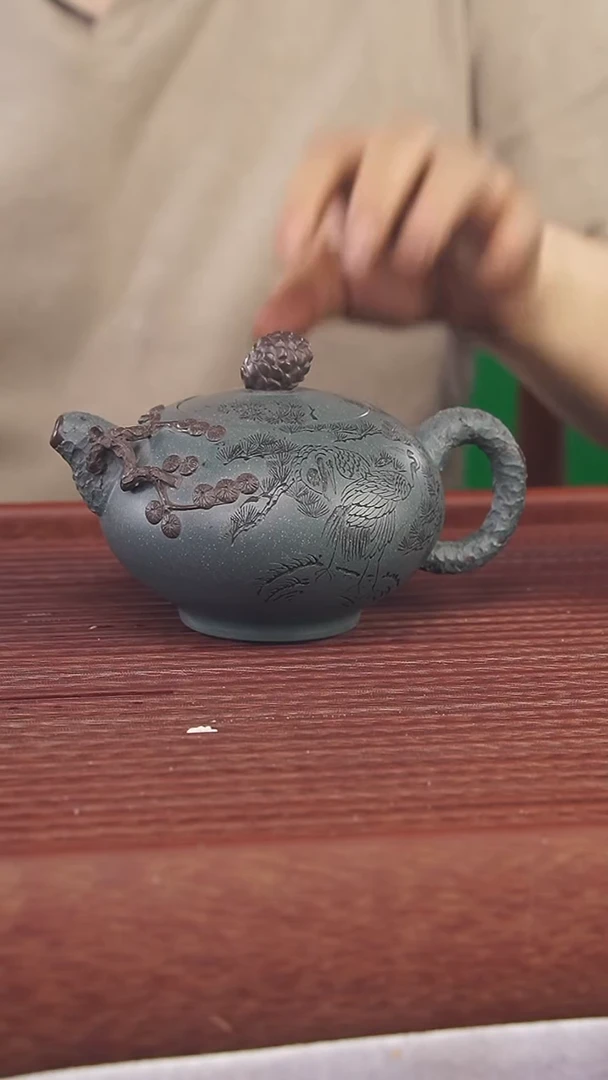 茶壶紫砂240cc顾氏手工紫砂