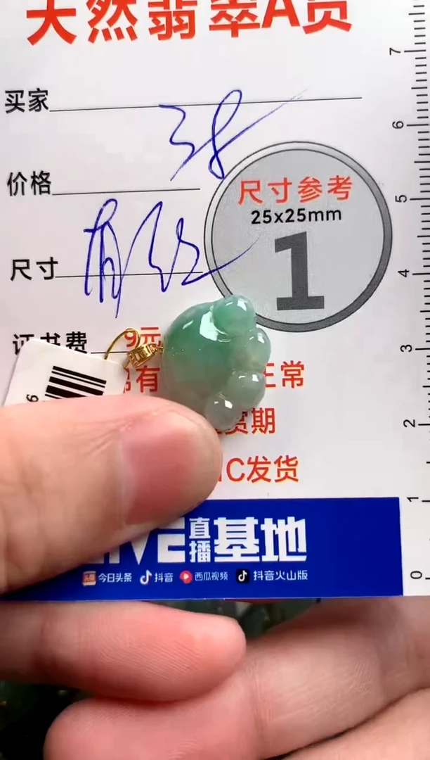 【闪购商品】翡翠颈饰18K金镶嵌13009239