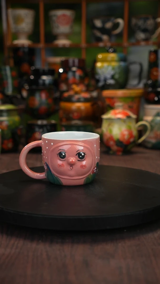 油画釉下 彩手绘微瑕