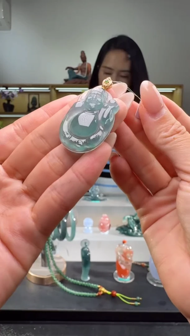 吊坠(不含链)未镶嵌翡翠财神