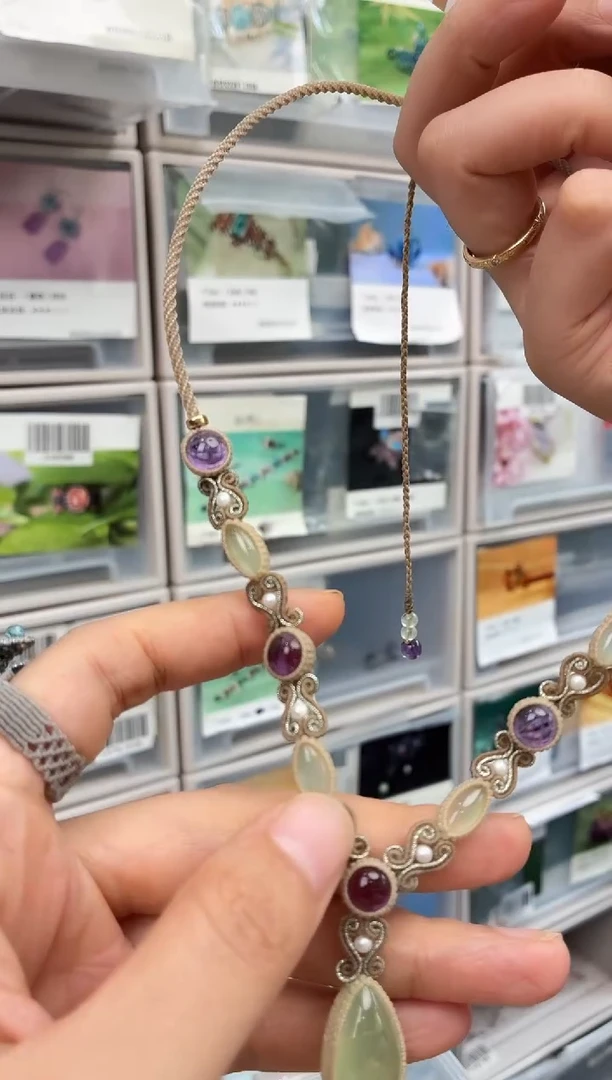 吟梦项链材料包，含石，送教程