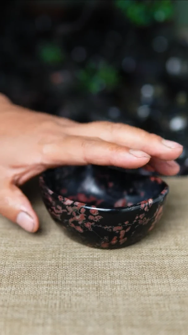 梅花玉红花随形主人杯一个