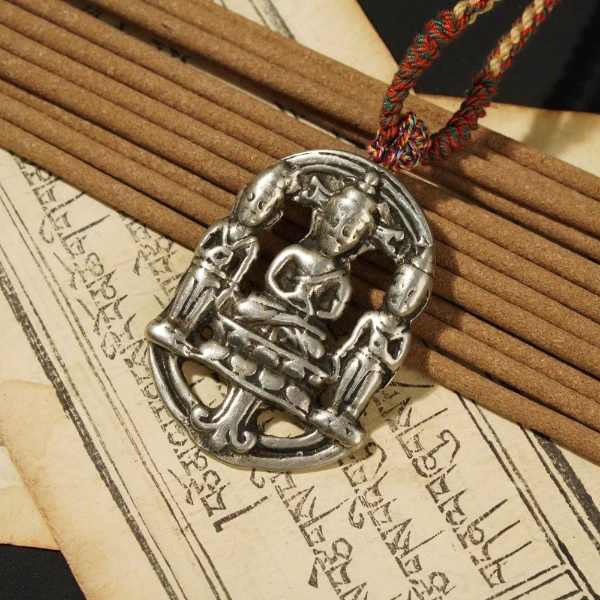 一佛二弟子挂件/LBT3484Z/文玩老串/律宝堂