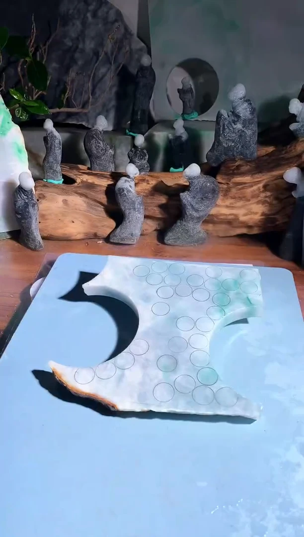 翡翠未镶嵌吊坠(不含链)G321