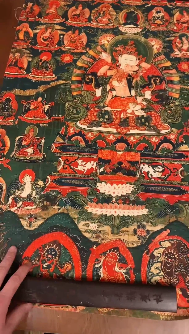 装裱画精美唐卡tk16305