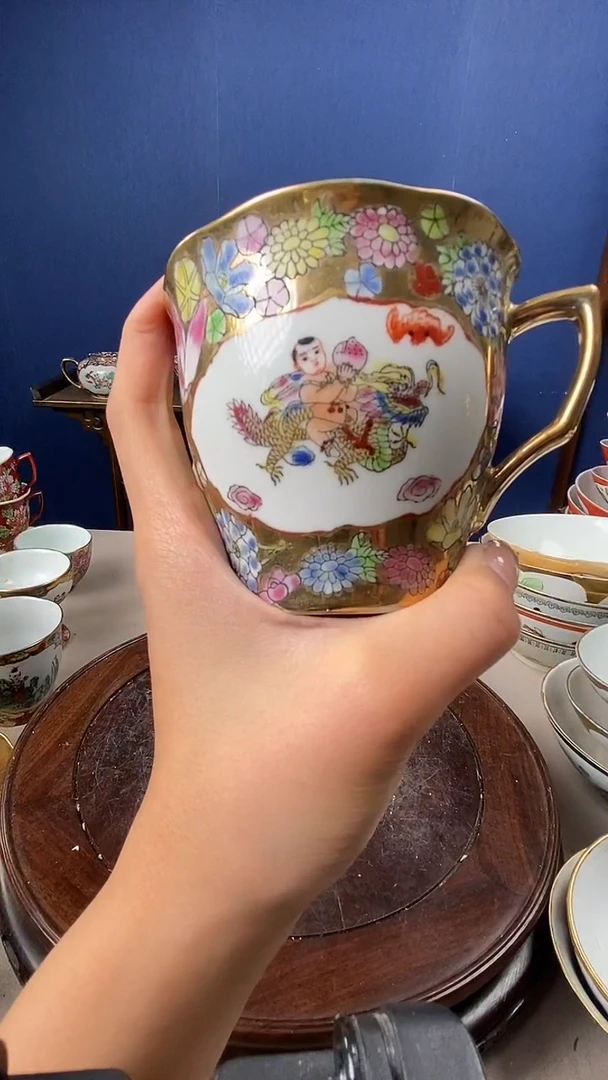 瓷片微瑕景德镇窑厂瓷摆件单件