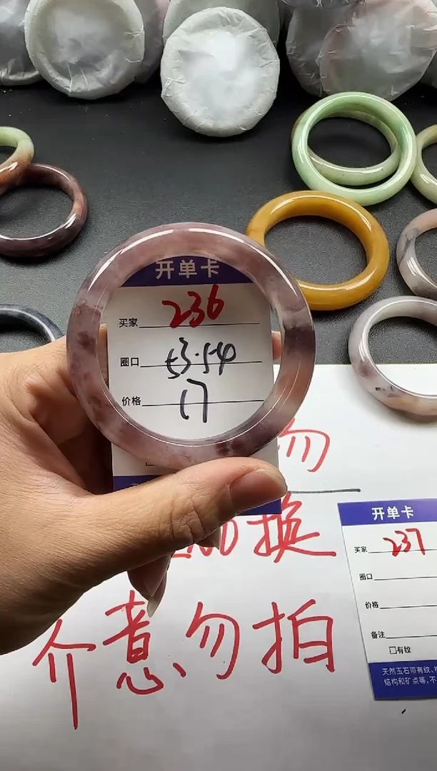 未镶嵌手镯石英质玉236