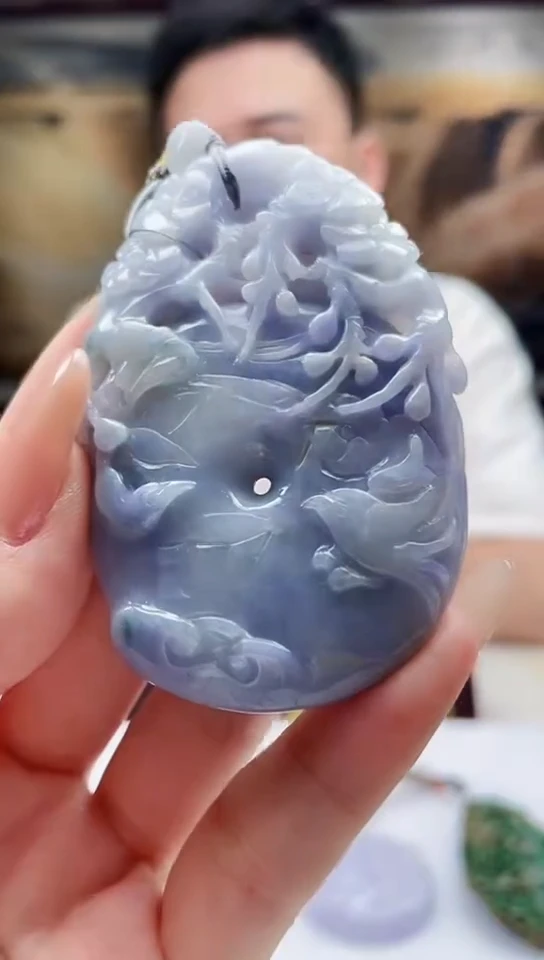 吊坠(不含链)未镶嵌翡翠避纹雕120