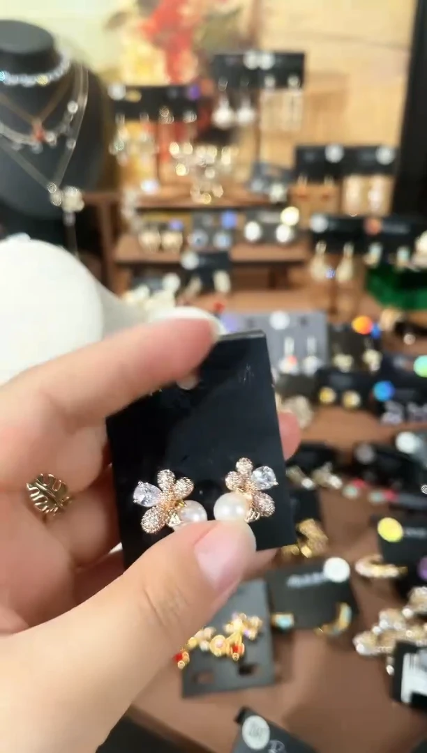 合金925银锆石豆2102