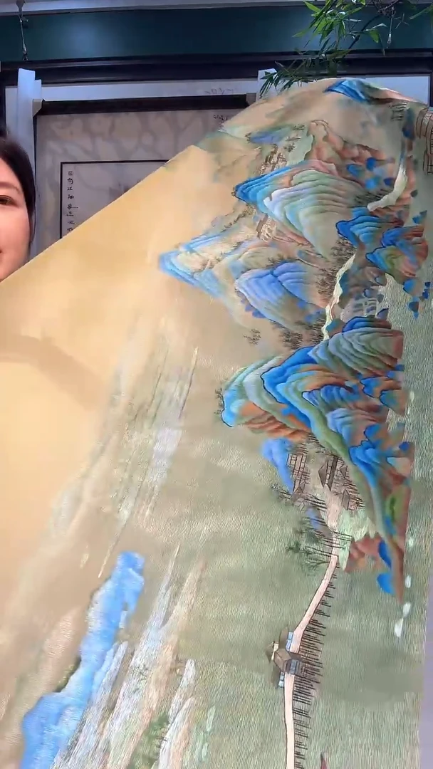 横款非遗苏绣纯手工刺绣