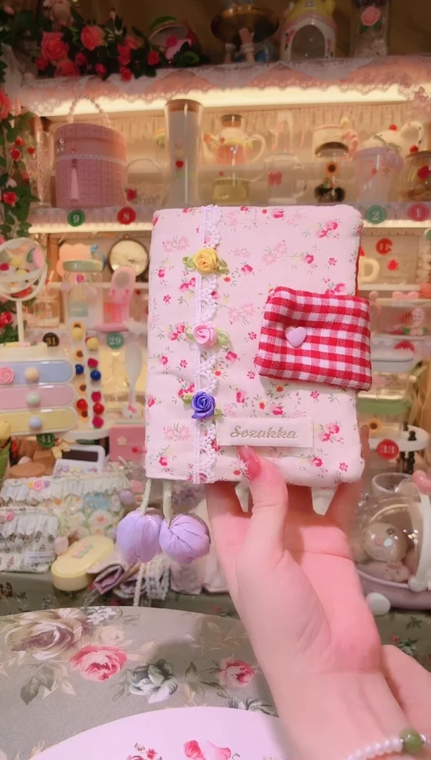 玫瑰花手账本——手工制作品质好！