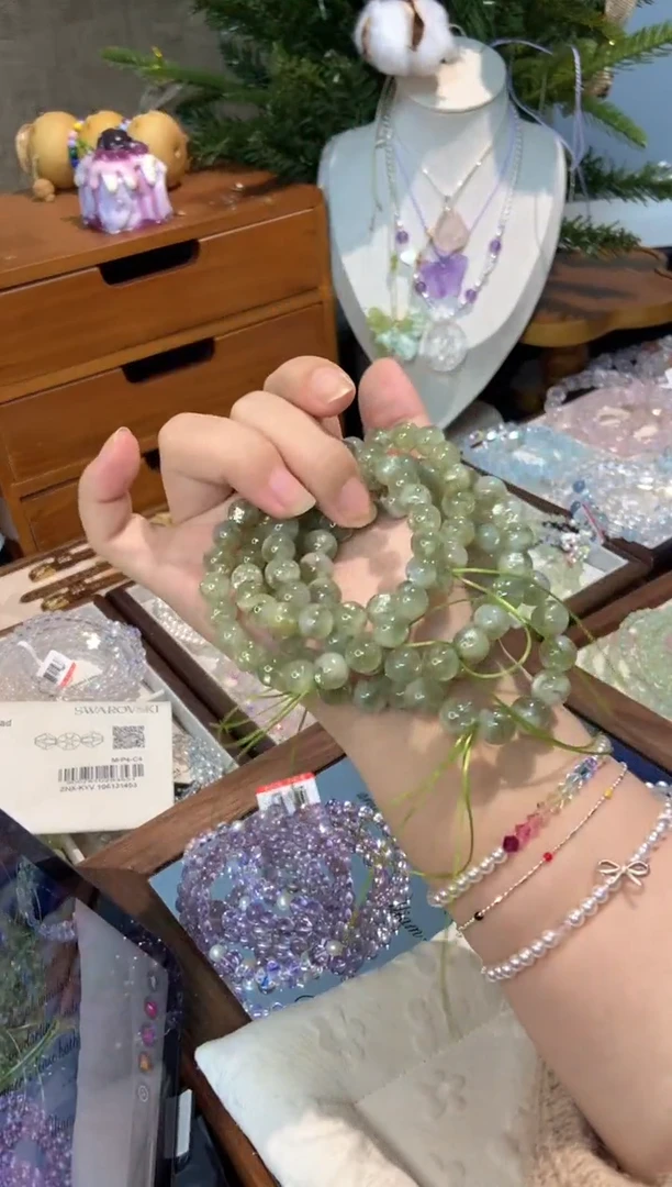 未镶嵌手串水晶孤品捡漏均匀瑕疵介意勿拍