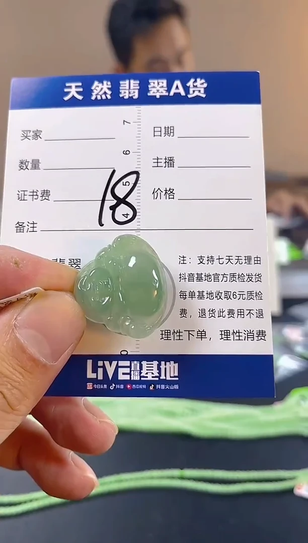 颈饰未镶嵌翡翠纯天然缅甸翡翠A货