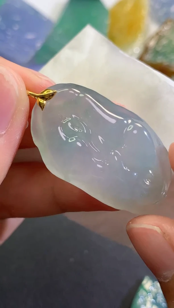 翡翠未镶嵌吊坠(不含链)574