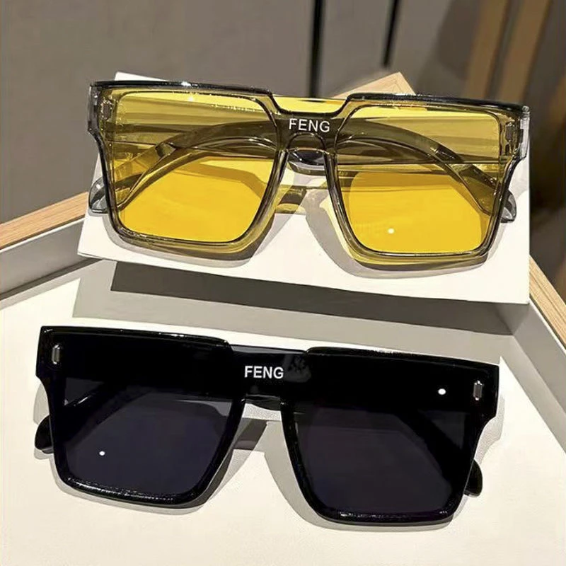 INS风墨镜男潮酷一体式2024新款遮阳眼镜女网红防紫外线强光开车