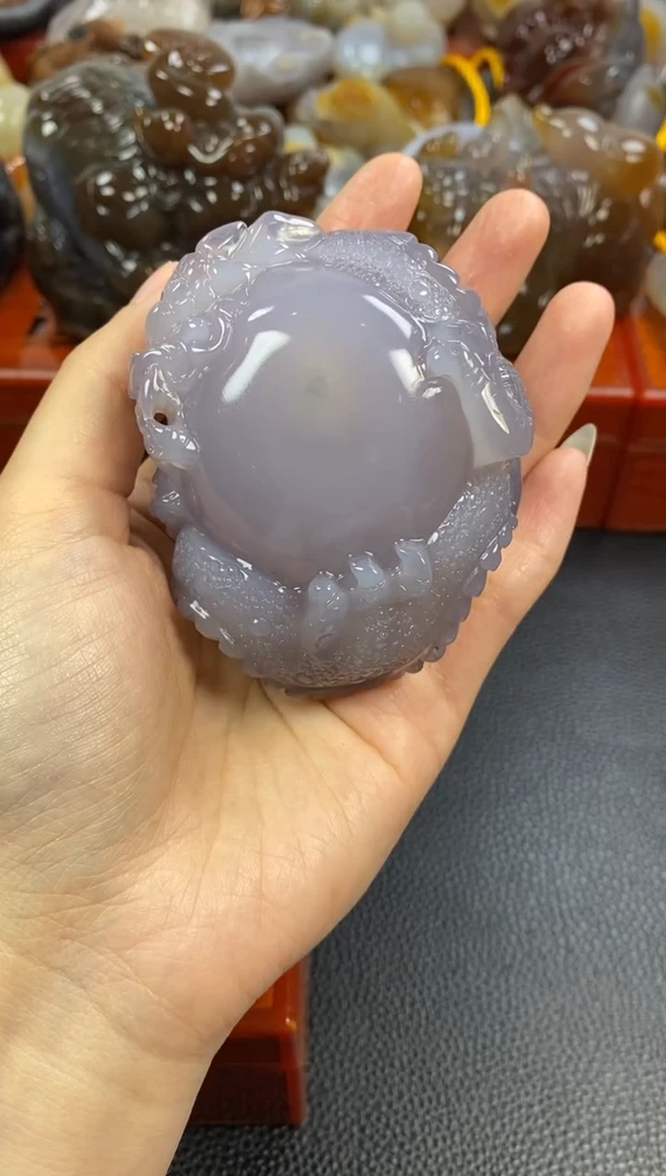 未镶嵌手把玛瑙/玉髓三*1