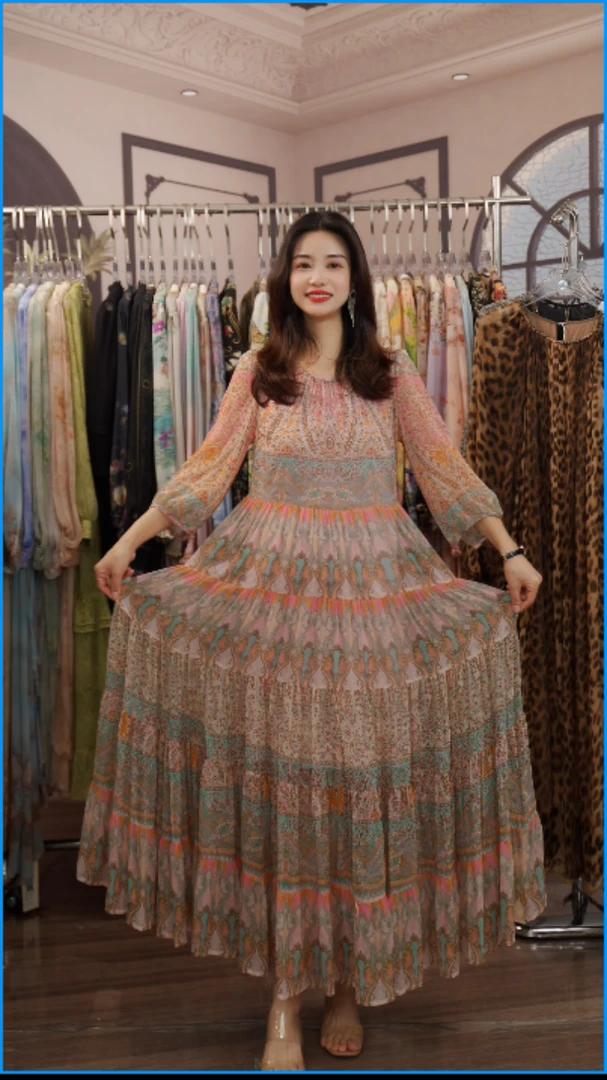 【2025款 芝士莓莓】桑蚕丝连衣裙Y25-096