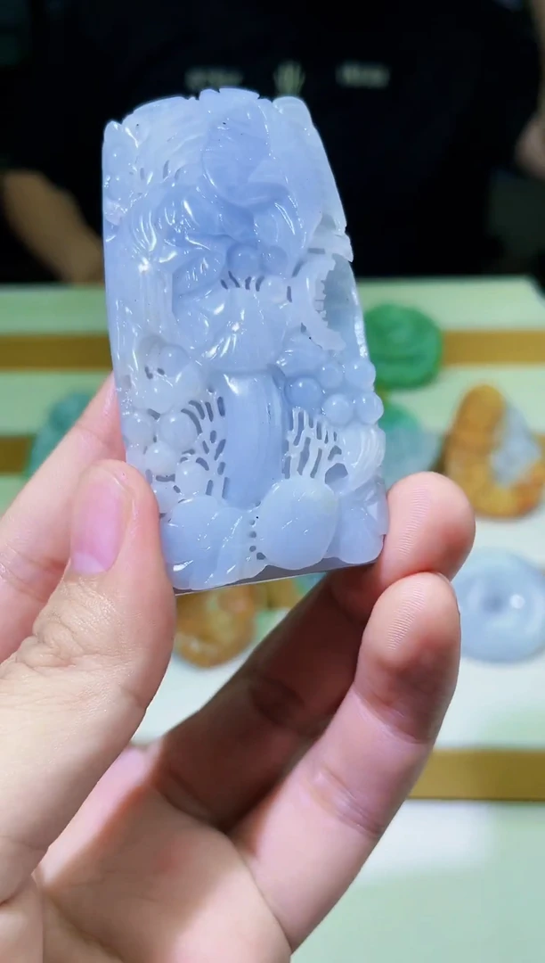 定制翡翠未镶嵌毛货07030086