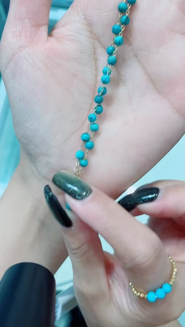 未镶嵌绿松石项链发货一件