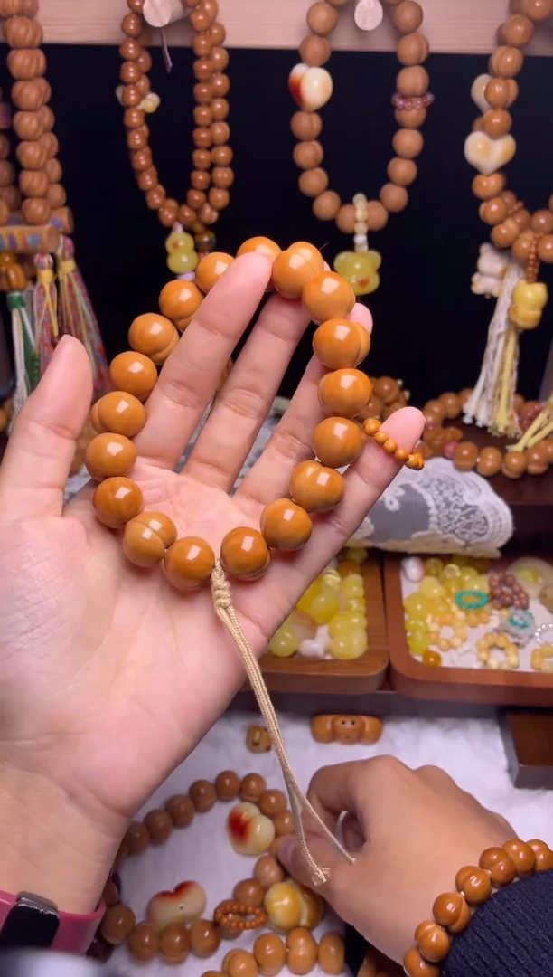 吊坠猴头核桃春*全品光面泡芙橄榄壳跑环