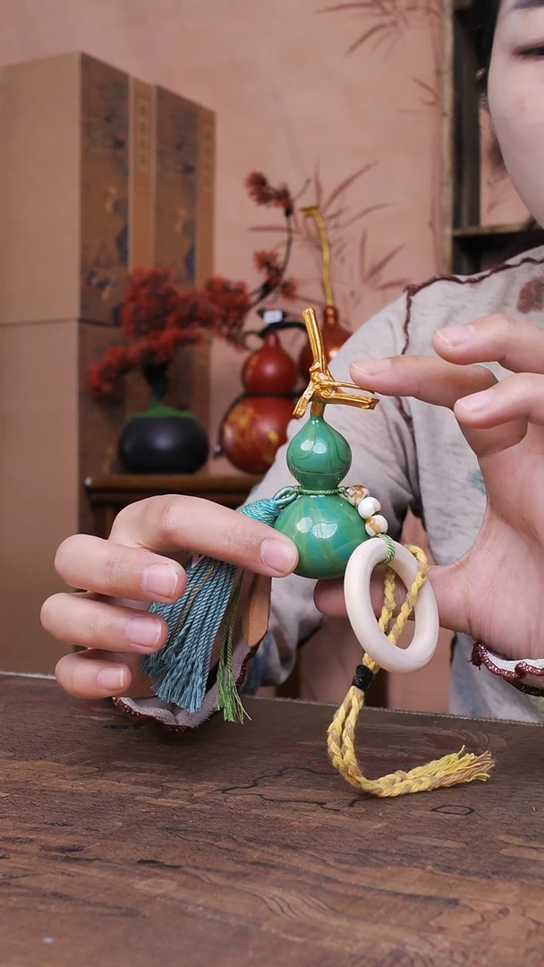 392大漆飘漆天然真葫芦-养剑葫