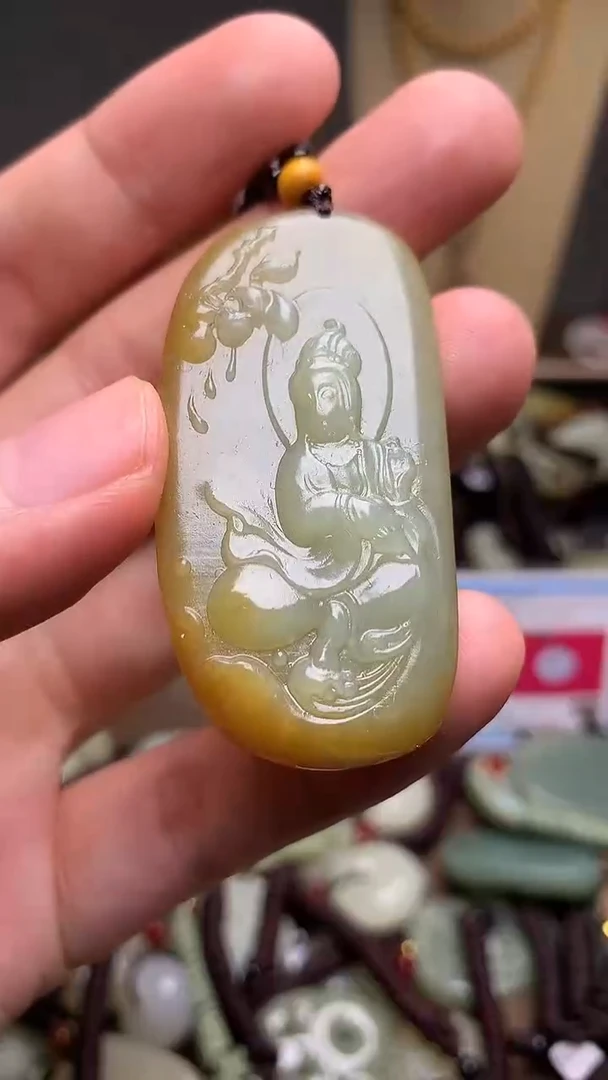 颈饰未镶嵌和田玉新疆料青海料清水和田玉吊坠