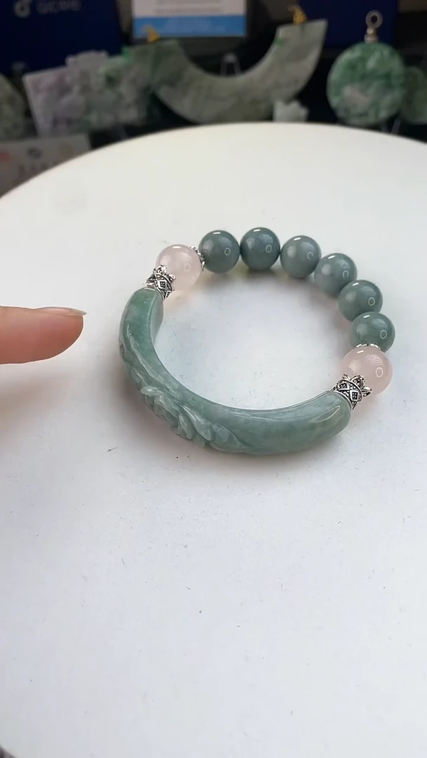 未镶嵌手链翡翠手工定制默认微瑕主播介绍为准