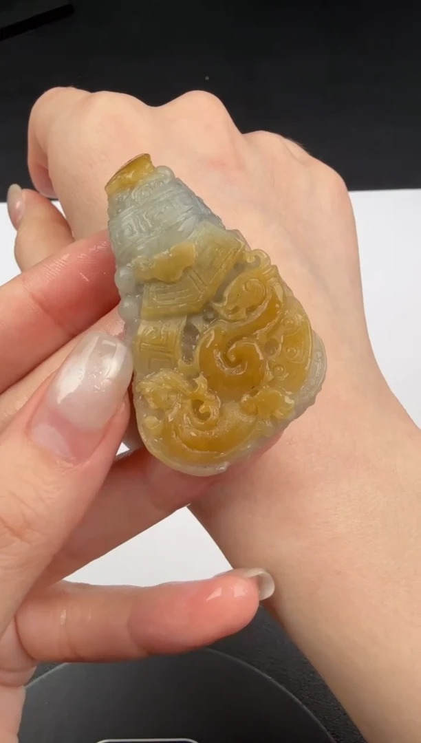 未镶嵌定制翡翠翡翠饰品-48 毛货