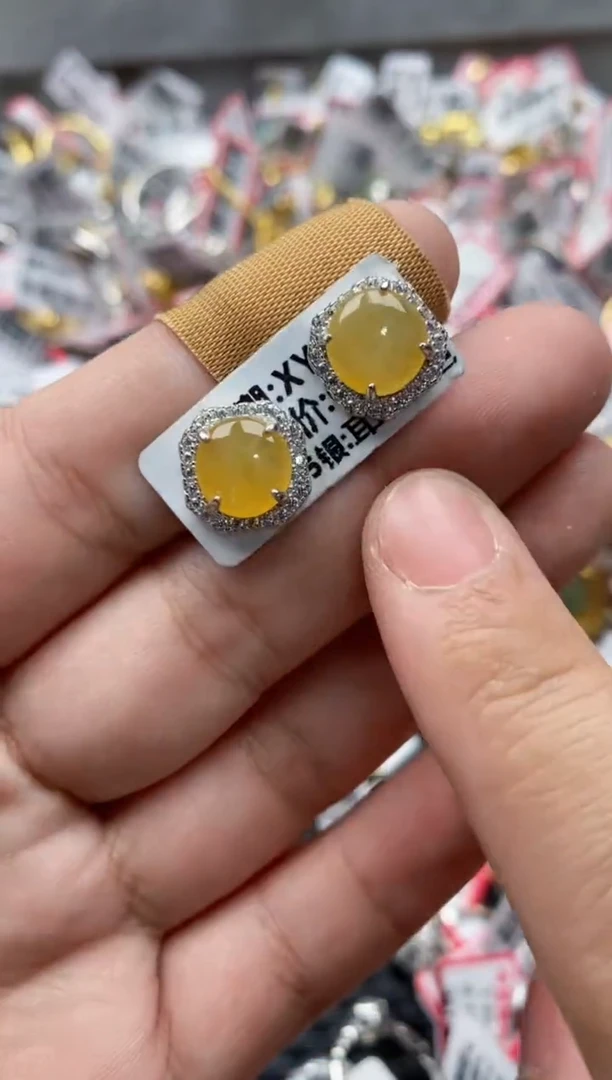 【闪购商品】翡翠戒指银S925镶嵌666666---9