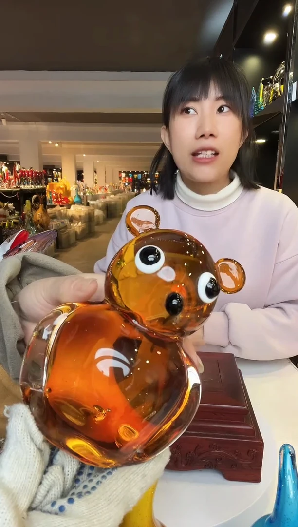 【闪购商品】茶盏琉璃摆件家居摆件