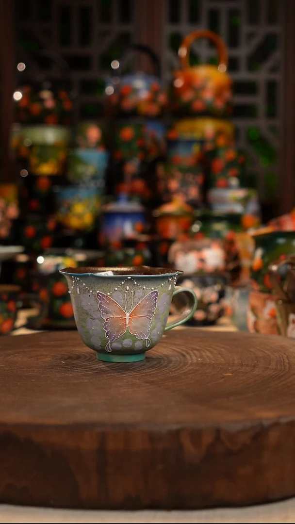 油画 手绘 釉下彩