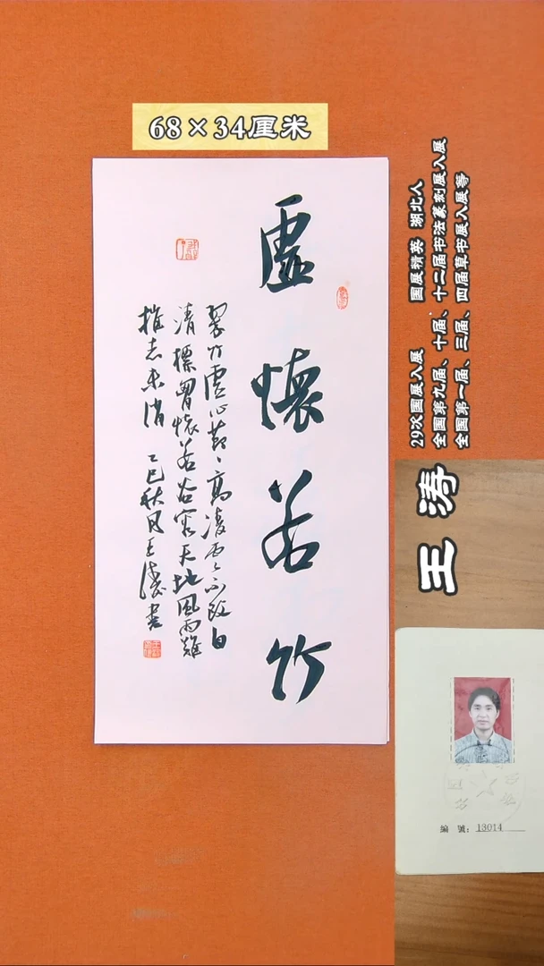 书法57D王涛书法作品