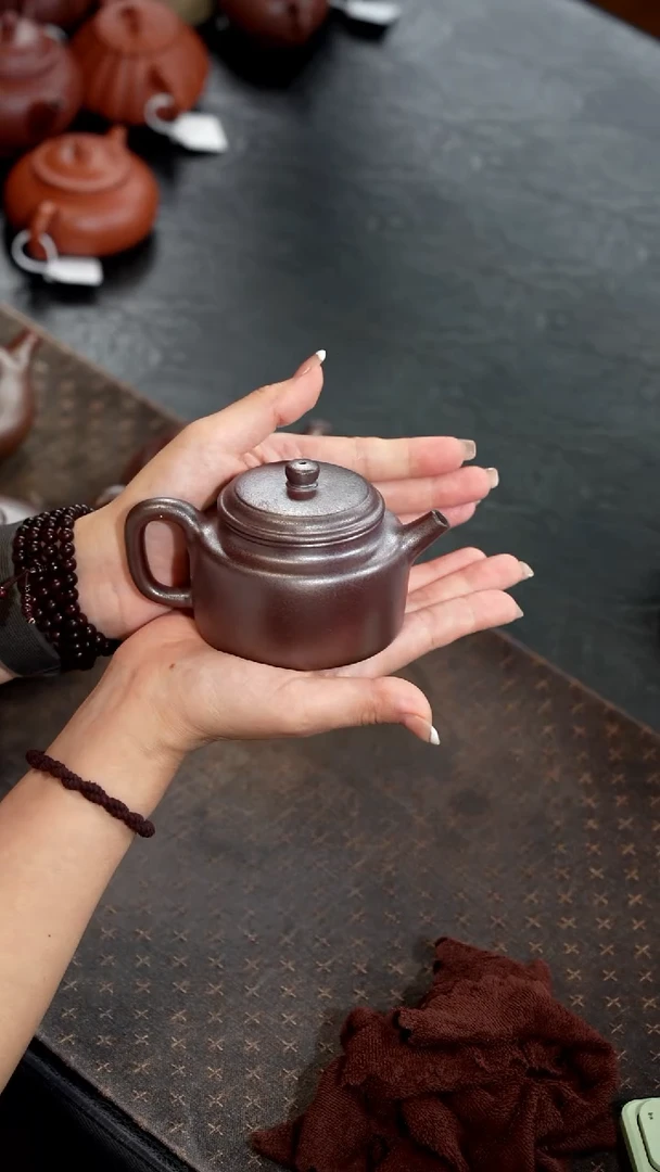 茶壶紫砂柴烧德钟壶170cc