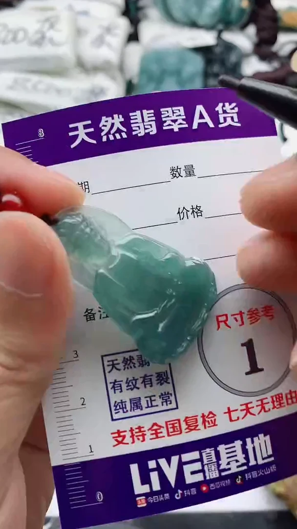 翡翠未镶嵌颈饰888