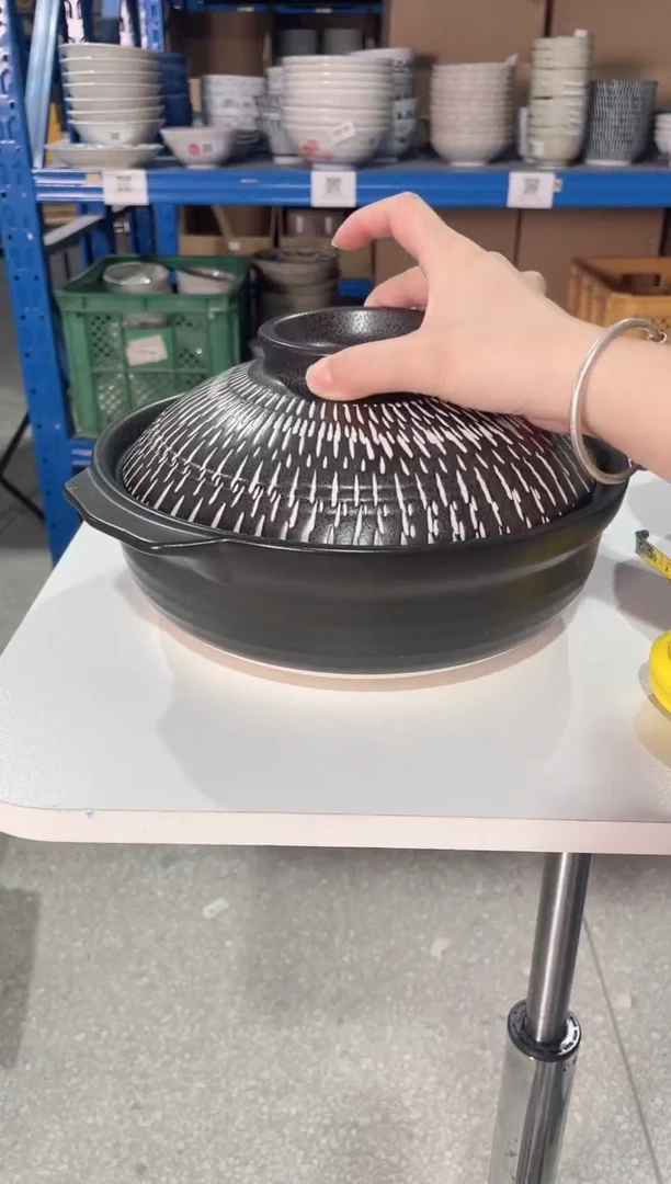 陶瓷黑御影8号锅