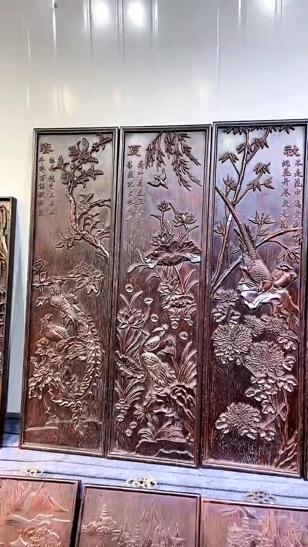 木紫檀雕刻一物一拍