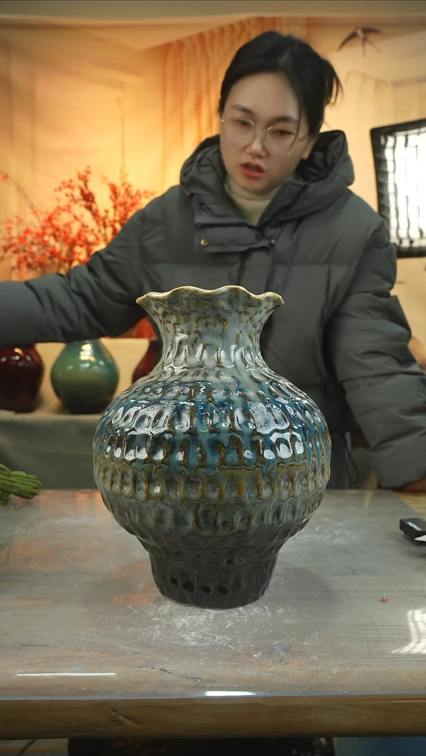 高30口14高温陶瓷花器