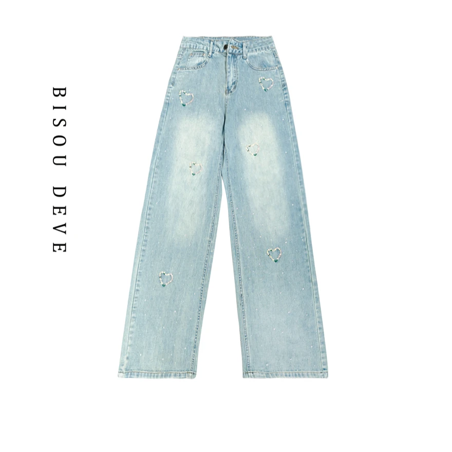 【丁姐宠粉专享】薄荷清新牛仔裤MV01108944