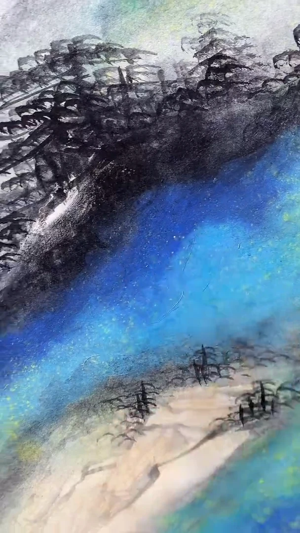 国画画都展厅国画作品B15