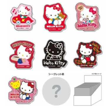 【苏】三丽鸥Holle kitty立体造型亚克力磁铁冰箱贴盲盒
