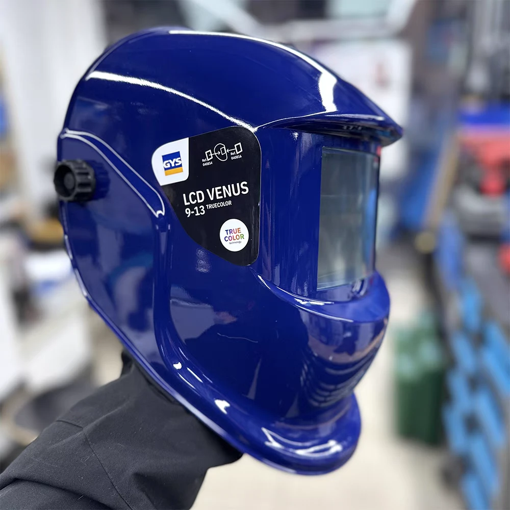 法国GYS防尘自动变光焊帽真彩变光电焊护眼轻便氩弧焊防护面罩