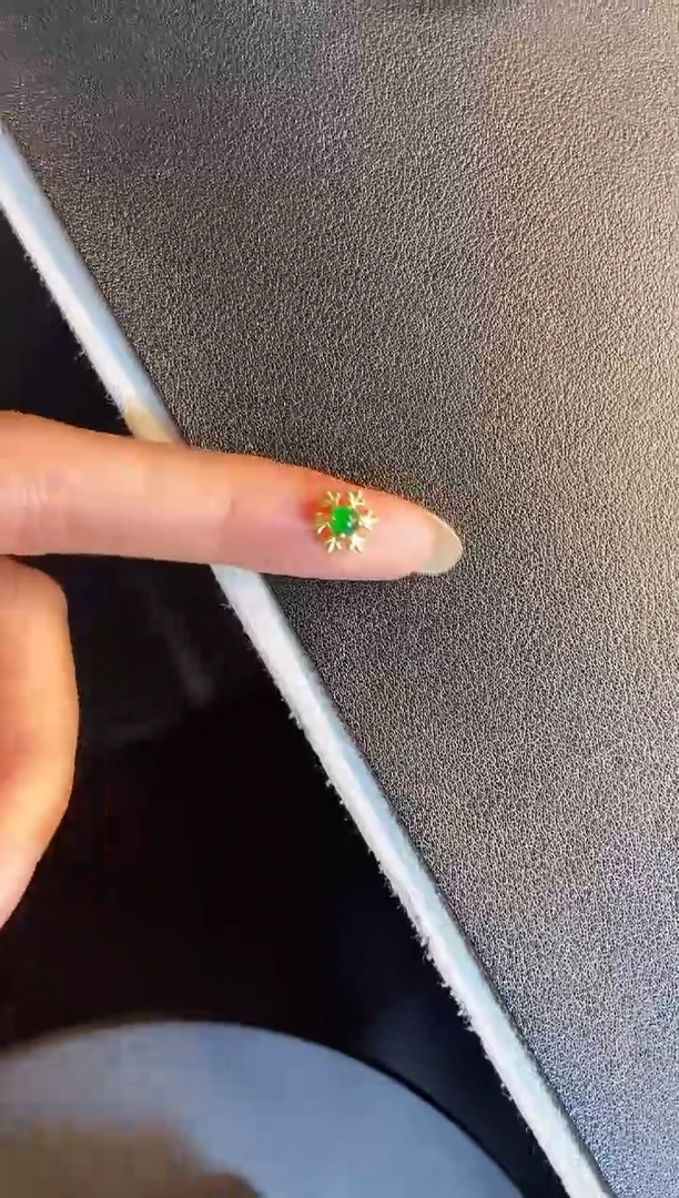 吊坠(不含链)银S925镶嵌翡翠1