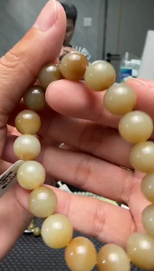 未镶嵌手串和田玉若羌糖手串卡12