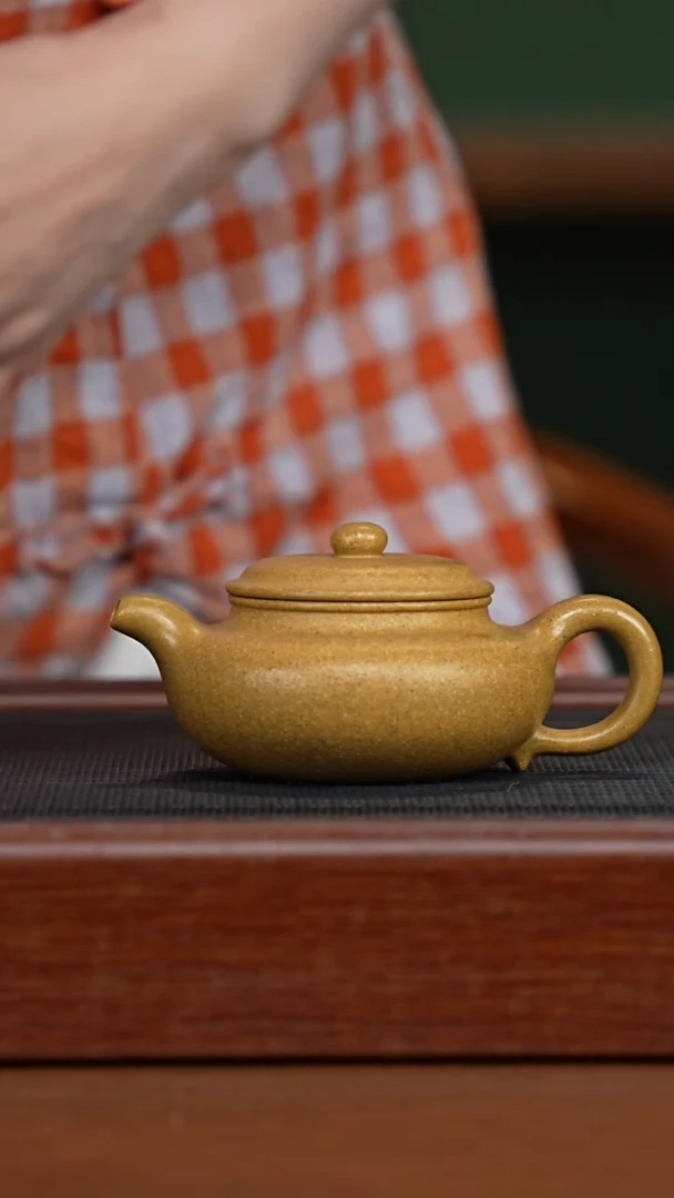 茶壶紫砂黄金段仿古