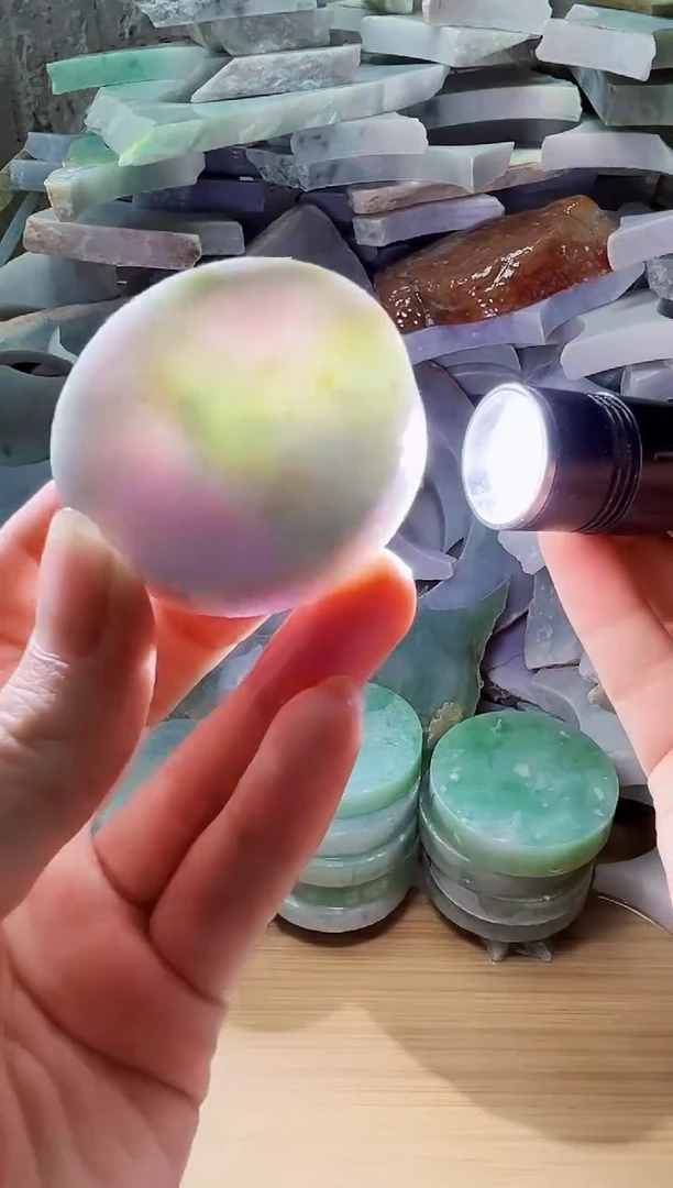 裸石翡翠天然翡翠A货659